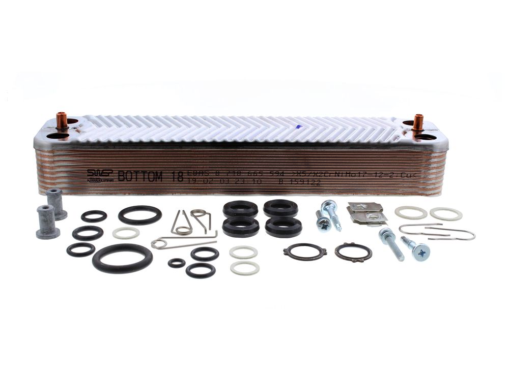 Worcester Bosch 87161082120 Heat Exchanger - 20 Plate - CDi/Highflow/GR