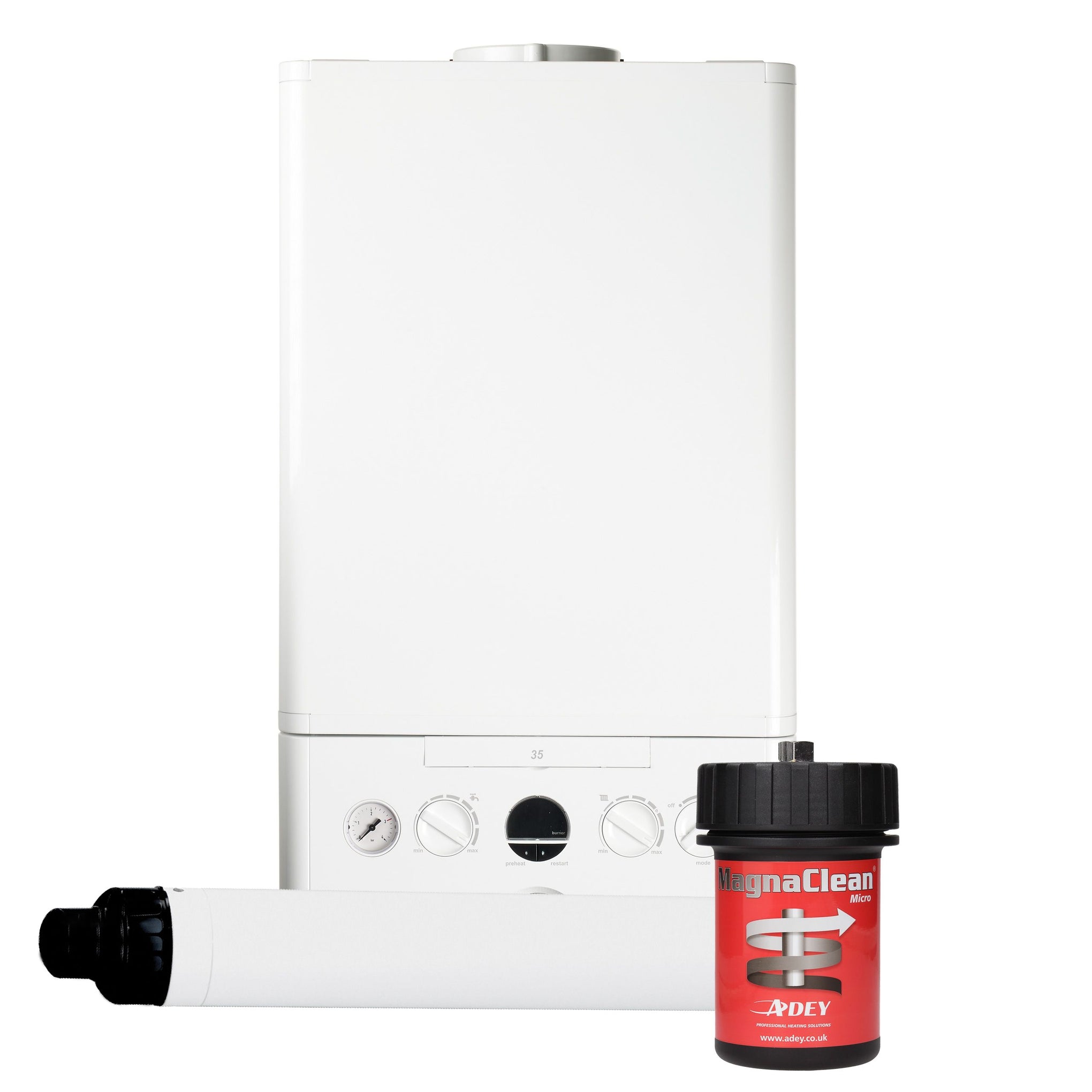 Ideal Atlantic C24 Combi Boiler, Horizontal Flue & MagnaClean Micro1 Filter