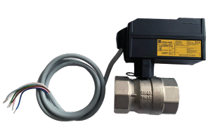 Essco EA1070L040 1 1/2" BSP 2 Way Motorized Ball Valve 24V With Switch